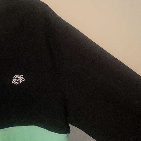 Mens polo shirt by empyre size XL color black turquoise white - Picture 7 of 11